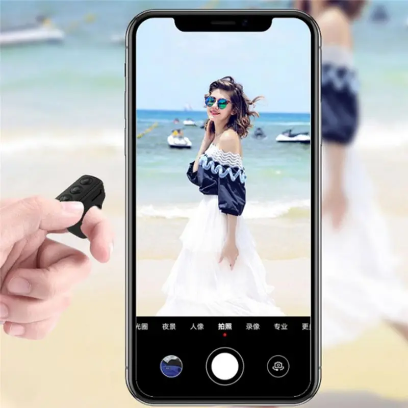 A29F-Remote Control Scrolling Finger Wireless Bluetooth Remote Control Scrolling Ring Video Record Controller