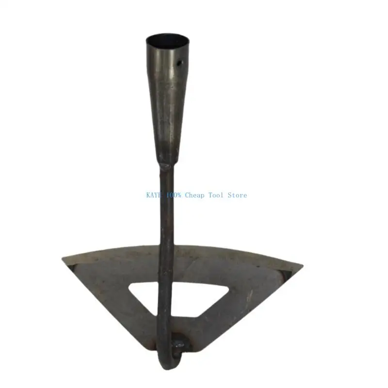 

G6KA Gardening Tools Hollow Hoe All Steel 32.5cm Hardened for Backyard Agriculture Easy Weeding Soil Loosening