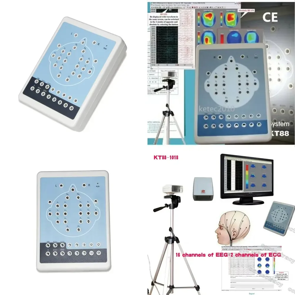 Hot Sale Medical Diagnostic KT88-3200 32-channel EEG and 2-channel Digital Brain Electric Activity Mapping Eeg Machine