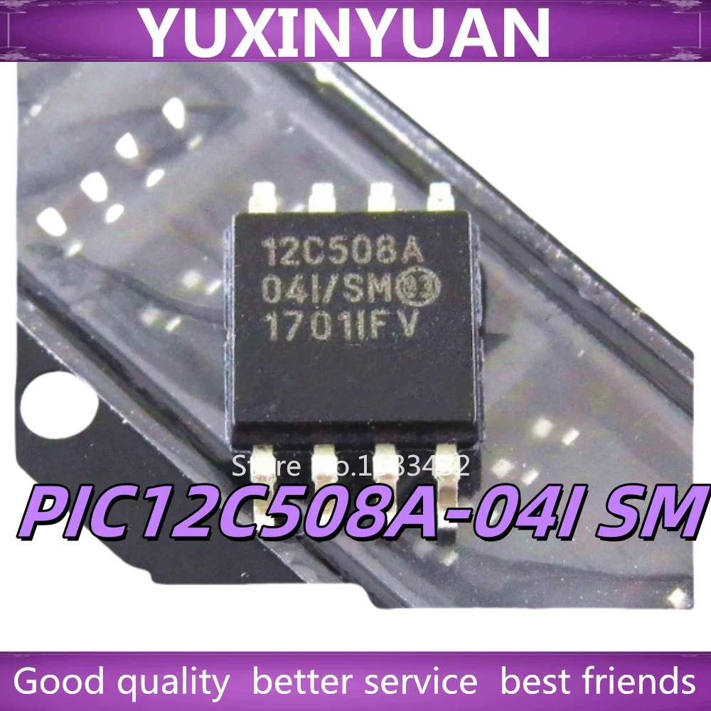 (10PCS) 100% New PIC12C508A-04I/SM PIC12C508A 04I/SM 12C508A 12C508A04/SM