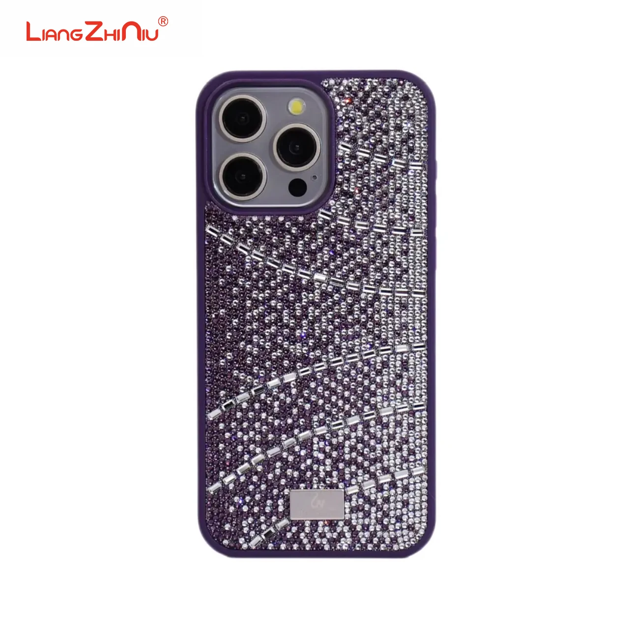 

Luxury Gradient Rhinestone For Apple 16promax Iphone15plus 14pro 13 12 11 Bling Diamond Encrusted Girls All-Inclusive Phone Case
