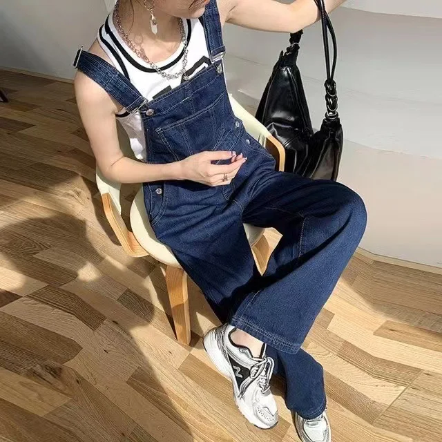 

Jean Jumpsuits Evening Overalls For Women Petite Seaside Lightweight Fuzzy Slims Smooths Silhouette Sweat Girly Letters