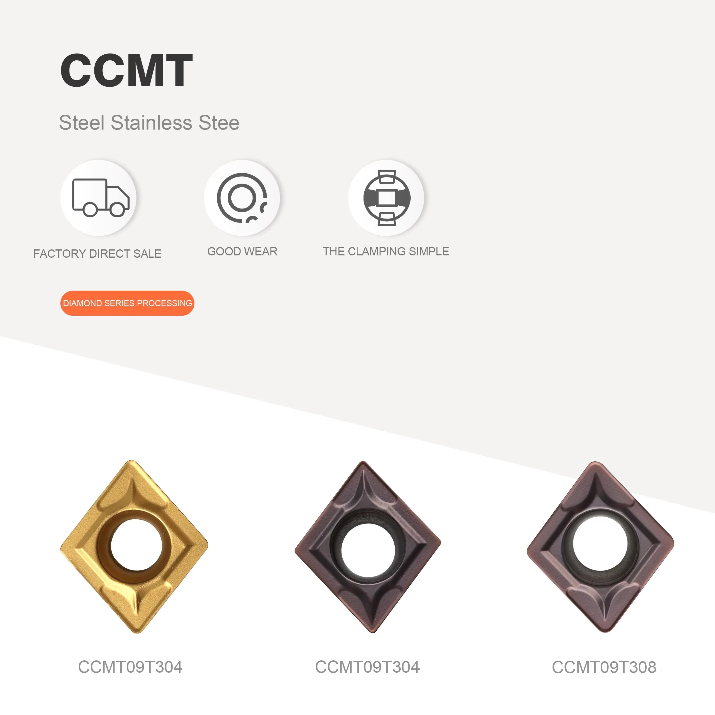 CCMT120404 VP15TF UE6020 US735 Xi Măng Carbide Dụng Cụ Xoay Kim Loại Công Cụ Tiện CNC Công Cụ Dụng Cụ Xoay CCMT120408 Cắt