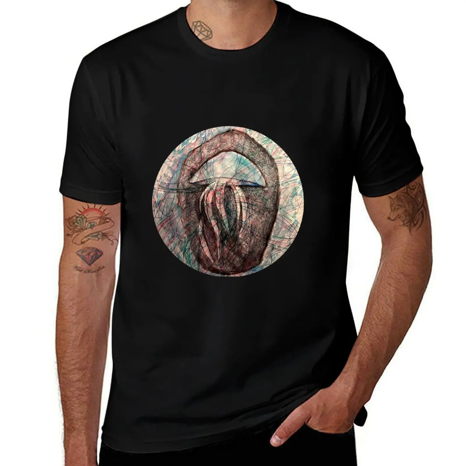 

Captured Jellyfish T-Shirt anime figures basketball graphic tees cute tops Short sleeve tee men