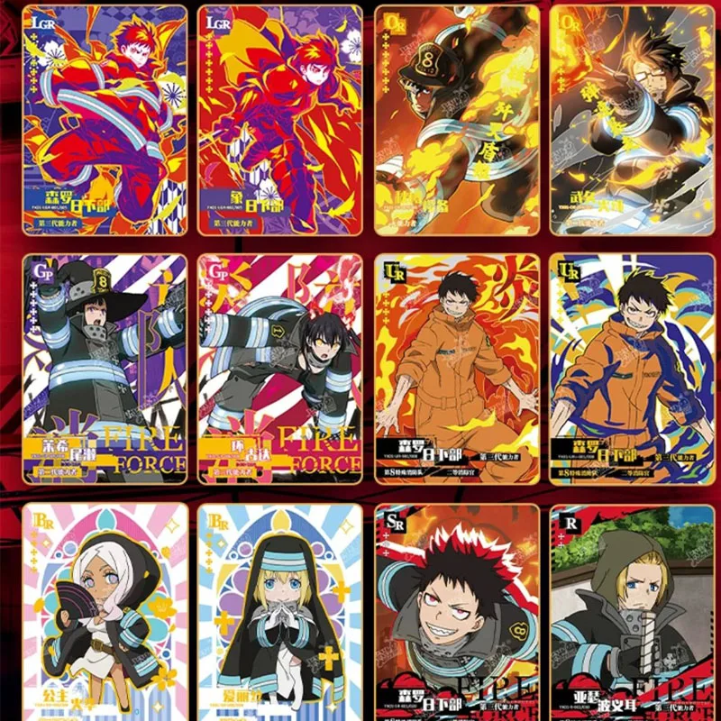 Fire Force kyou Collection Cards Booster Boxgame per bambini di compleanno che giocano a carte