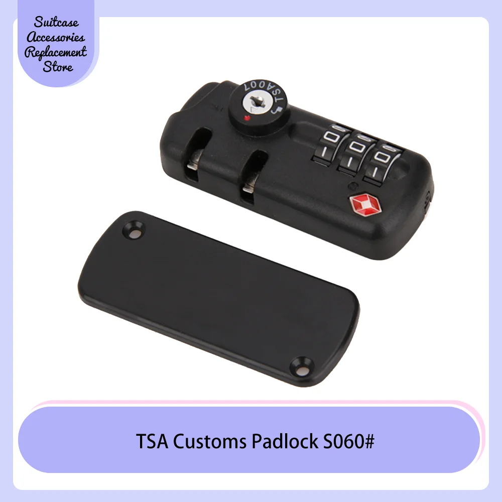 

Manufacturers direct sales of luggage accessories, spot luggage zipper lock TSA customs fixed lock quality of strong and durable