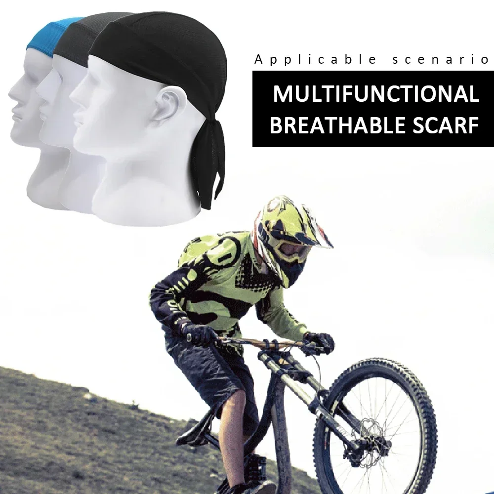 

Cotton Headband Bandana Handkerchief Head Man Pirate Hat Cycling Hood Sun Protection Sports Breathable Printed Headscarfs