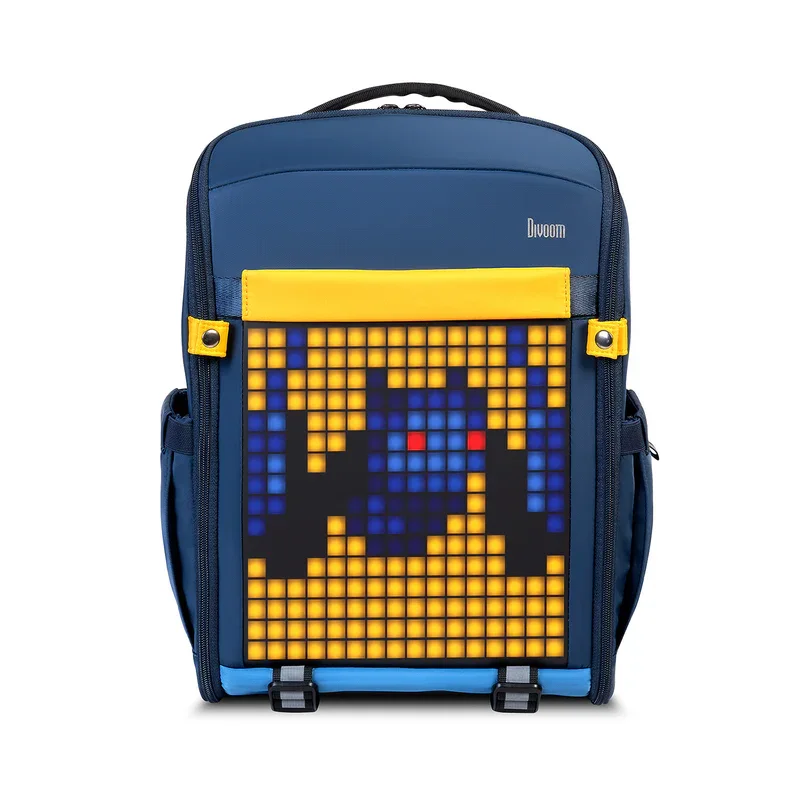 

Divoom Backpack S portable Pixel Art Youngster's Customizable LED Backpack Kwaii Outdoor Fashion Waterproof Gift cute black New