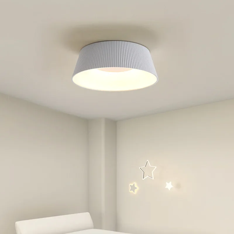 Nordic LED Ceiling Lights Modern simplicity creamy wind Ceiling Mounted Lamp Bedroom Home Decor Ceiling Lamp Fixtures