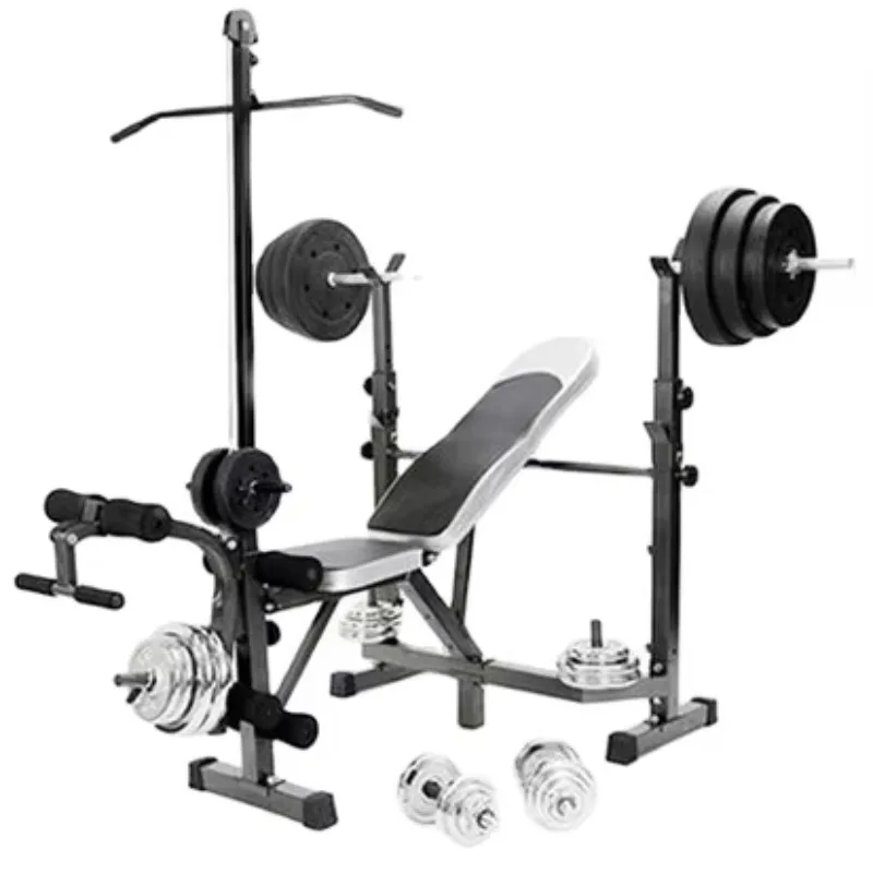 Large Load Capacity Adjustable Weight Bench AB Bench Press Strength Trainer 2026