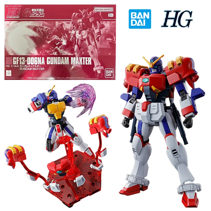 Bandai PB HG 1/144 Gundam Maxter Mobile Fighter G Gundam 14Cm Anime Original Action Figure Model Toy Birthday Gift Collection