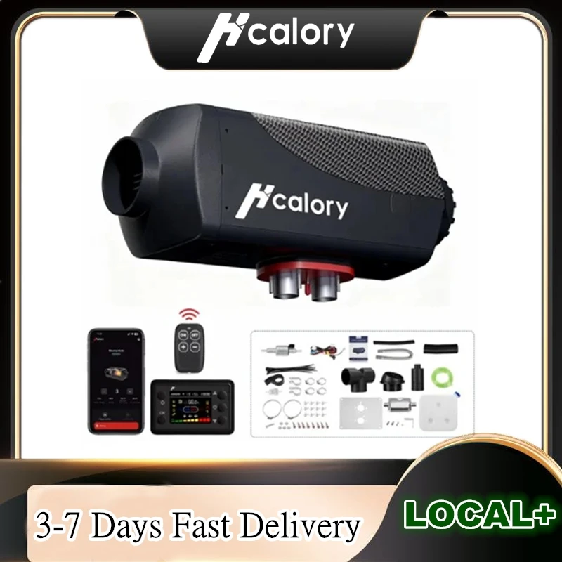 Hcalory 8KW Diesel Car Parking Heater 12V With Remote Control Truck Boat Bus RV Trailer 24V Diesel Air Heater