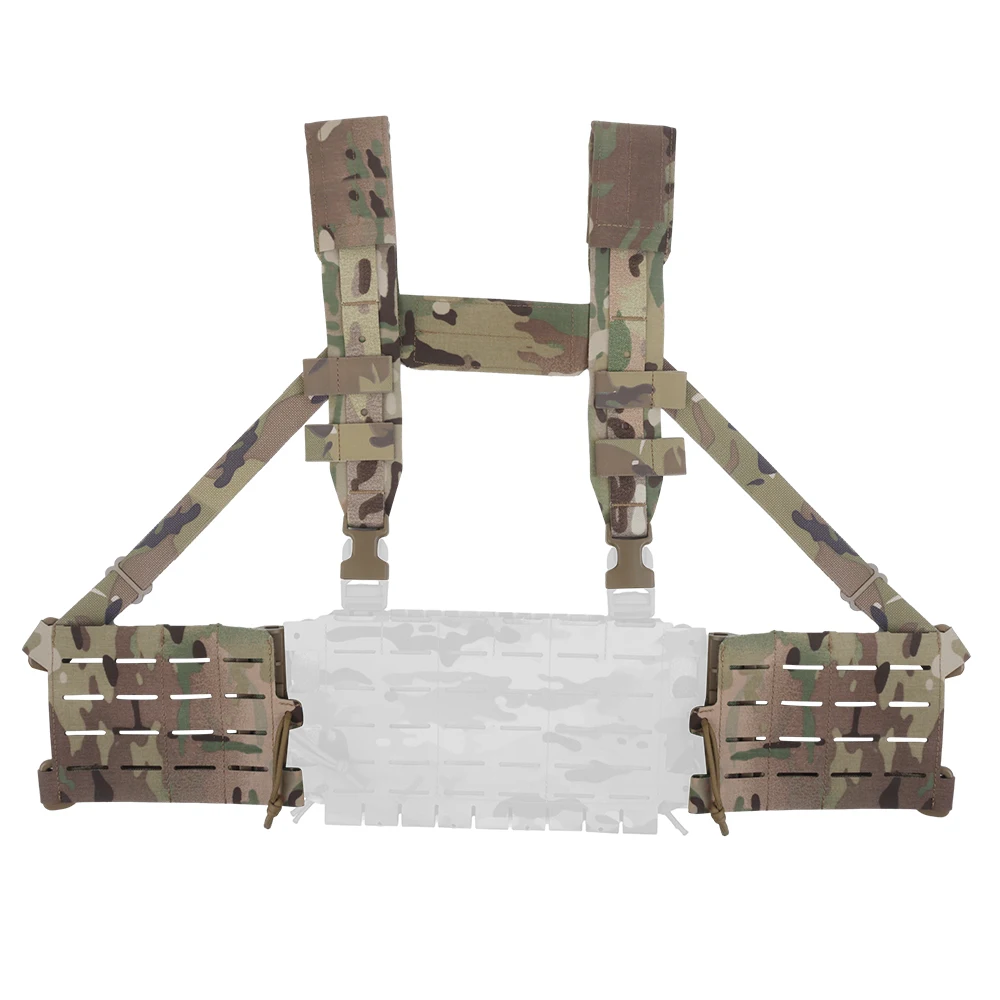 Arc Versatile QRS H Type Mini Harness Chest Ring Waist Strap&Multi-purpose Mag Pouches Molle Plate Carrier M4 AR15 Clip