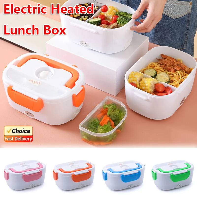 2026 New Electric Heating Lunch Box Portable Travel Car Bento Food Container  220V Fast Heating EU Plug Work Home Use
