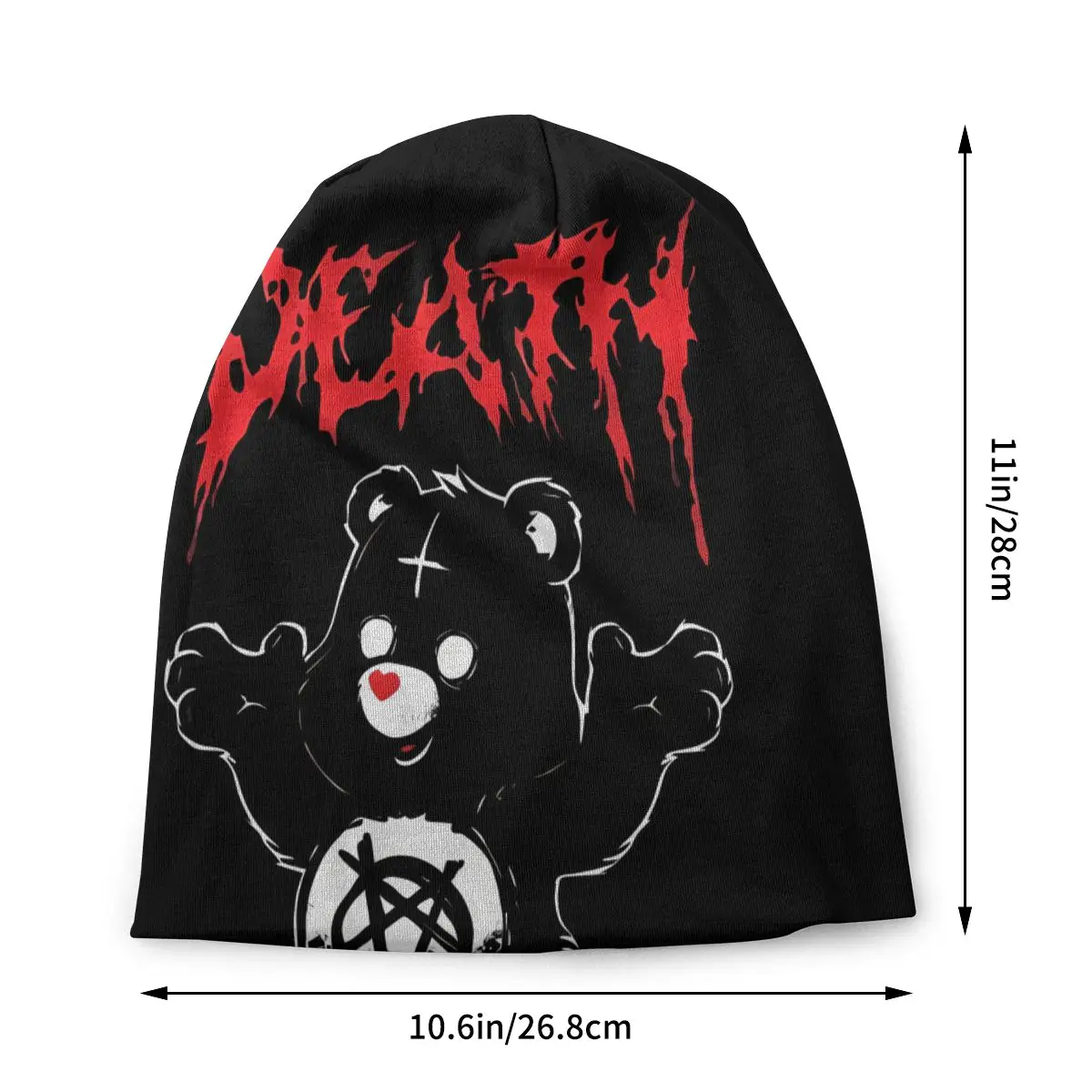 Hardcare Death Thin Skullies Beanies Fashion Caps For Men Women Teddy Bear Ski Caps Bonnet Hats