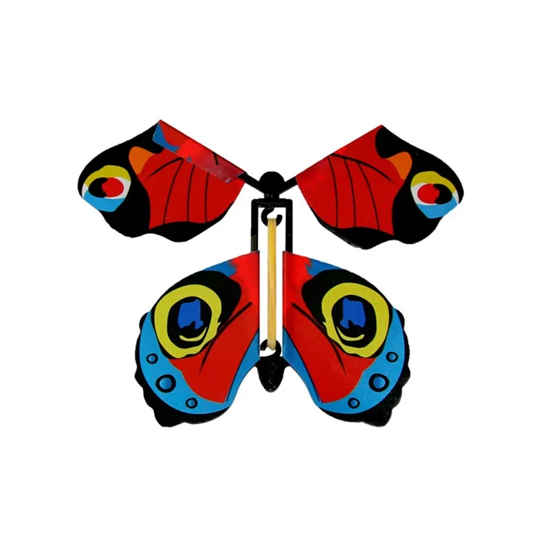 

5 Pcs The Magic Butterfly Flying Butterfly With Card Toy With Empty Hands Solar Butterfly Wedding Magic Props Magic Tricks