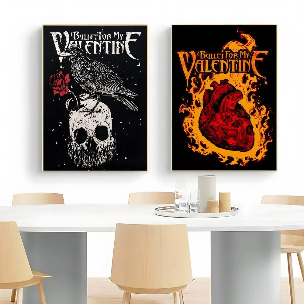 metalcore band decor B-Bullet for My Valentine Poster Wall Art Print Decorative Mural Home Decor Gift Unframed