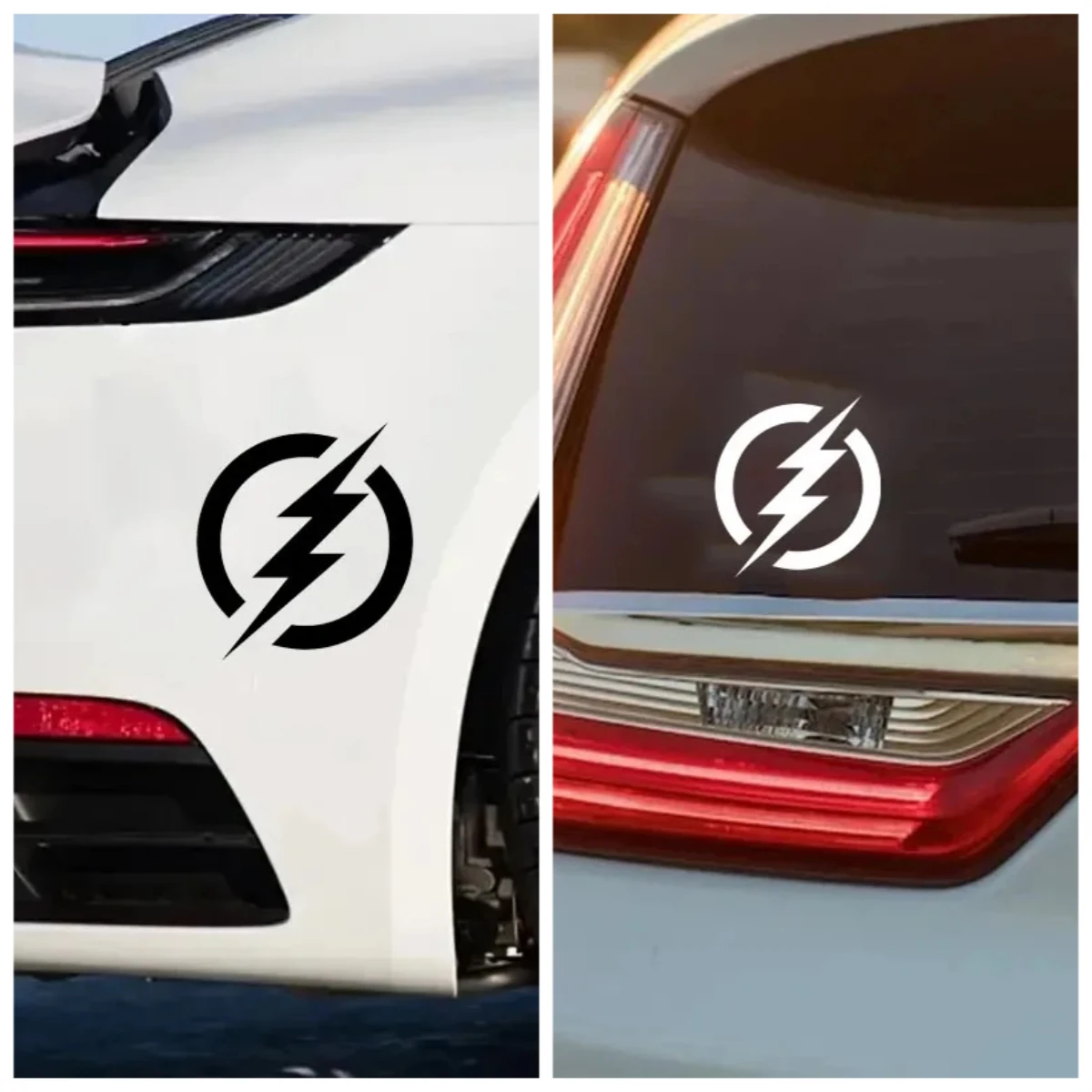 

Creative Lightning Charging Symbol Car Sticker Vinyl Decal for Electric Vehicle Motorcycle Cover
