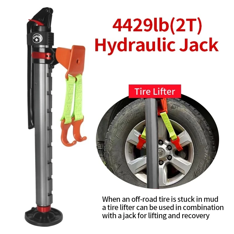 

Гидравлический домкрат Hi-Lift для внедорожников, грузовиков и полноприводных автомобилей, сверхмощный автомобильный подъемник на 2 тонны, аксессуары для аварийно-спасательной лебедки