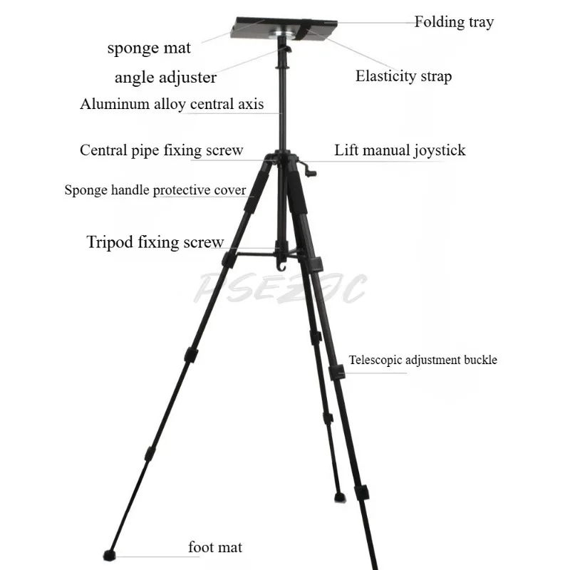 Projector Tripod Floor Standing Aluminum Alloy Outdoor Multifunctional Portable Notebook Tripod