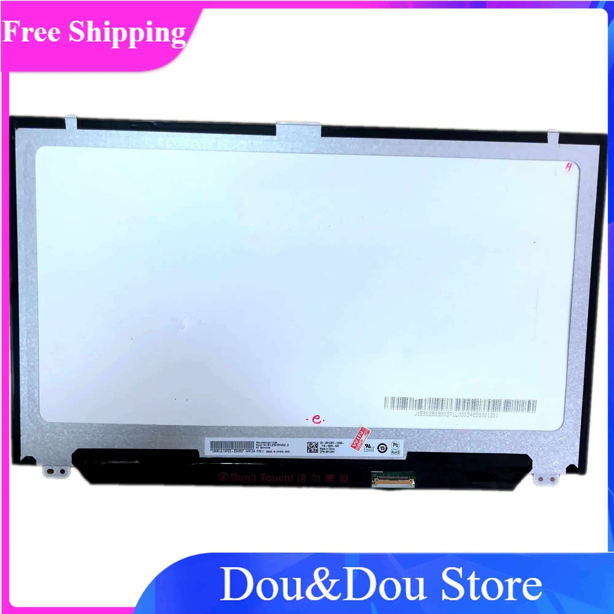 

B125HAN02.3 fit LP125WF4 SPF1 NV125FHM-N41 LP125WF4 SPF1 1920x1080P with 2 screw holes IPS EDP LCD Screen