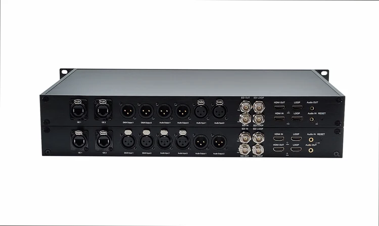12G HD SDI to Fiber Optic Converter Multi-Channel SDI over Fiber Extender Transmitter Receiver Up to 10KM