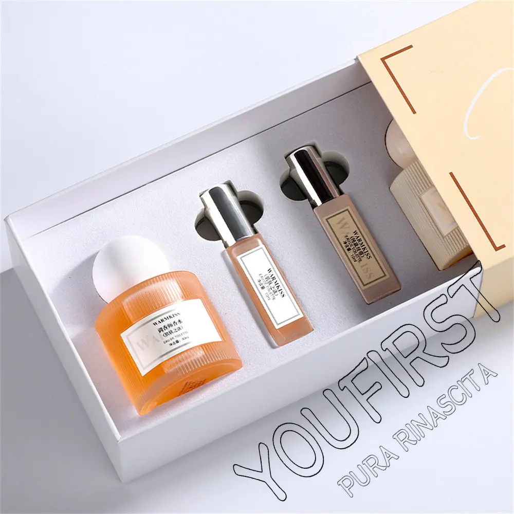 Brand 100ml Women Perfume Gift Box 4pcs Set Exudes Feminine Charm Lasting Fragrance Eau De Parfum Plant Floral Scent בושם לנשים