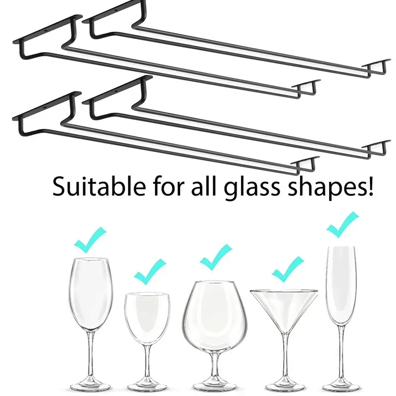 Furniture Useful Iron Wine Rack Glass Holder Hanging Bar Hanger Shelf Wine Glass Rack Stand Paper Roll Holder for Home Supplies