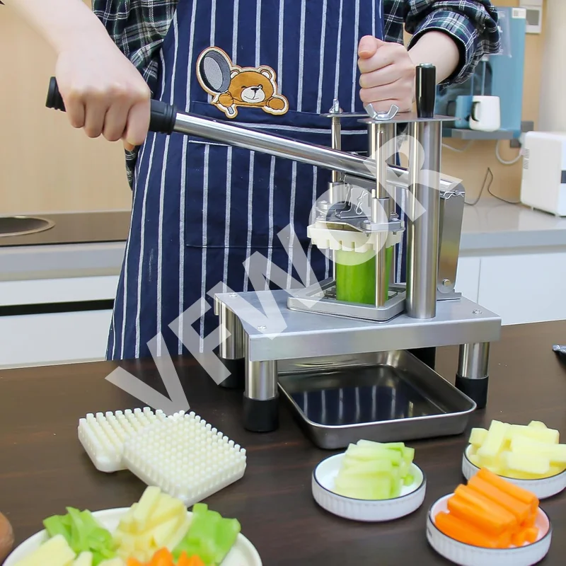 Commercial Kitchen Vegetable Chopper and Cutter High-Efficiency Potato French Making Machine