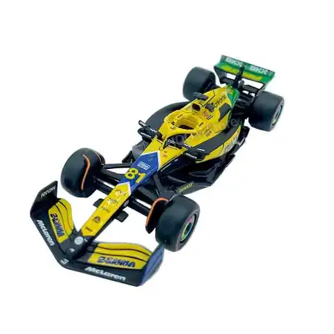 Bburago F1 McLaren MCL38 Monaco Grand Prix-version Legering Miniatyr Diecast McLaren MCL38 #4 #81 Lando Norris Toys Present 10 best sales F1 McLaren - №8