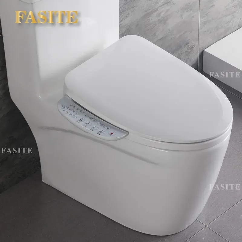 For Toilet Electric Intelligent Bidet Seat with Heating Cleaning Auto Deodorization Power Saving Multi Function Women Washer