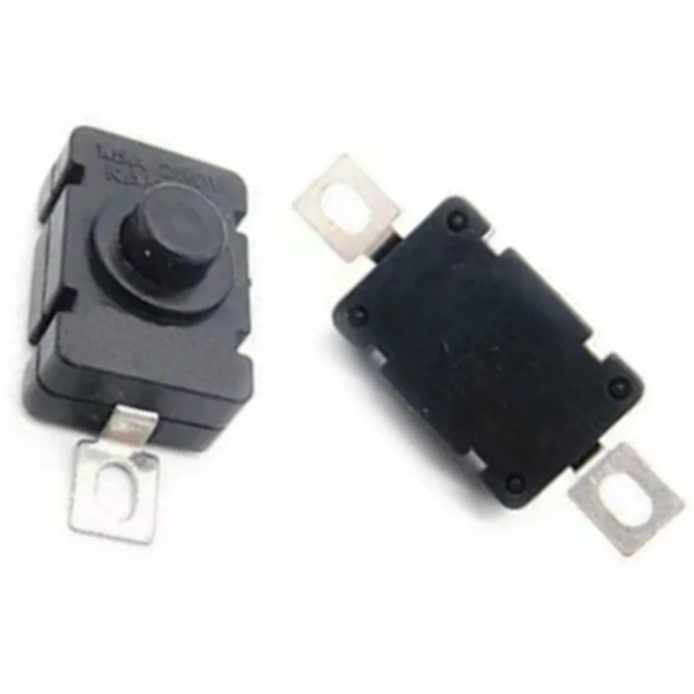 10 Uds KAN-28 1.5A250V interruptores de linterna autoblocantes tipo SMD 18x12mm interruptores de botón 1812-28A nuevo