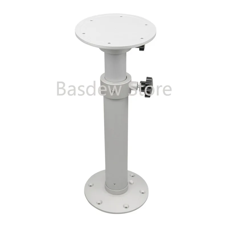 

450-690mm Adjustable Table Pedestal Detachable Table Stand Leg Base Mount Frame Aluminum Alloy Table Base Kit for RV Boat Yacht