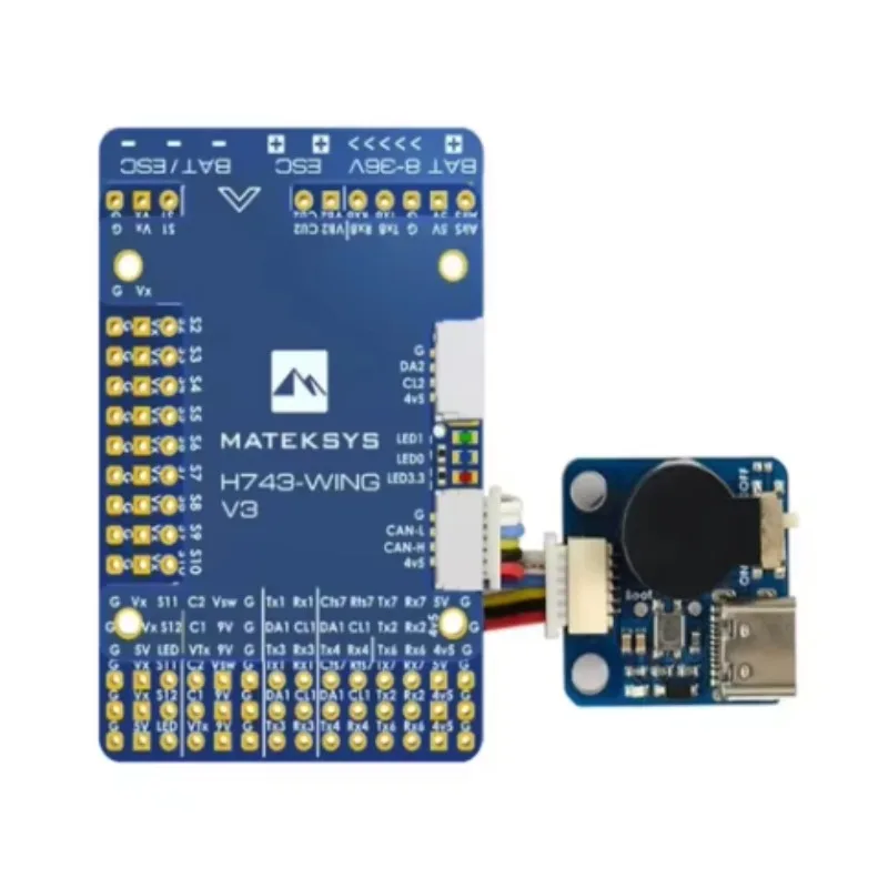 2026 Matek Flight Controller H743-WING V3 FC Built in OSD BEC Current Sensor Betaflight or Inav Configurator for RC FPV