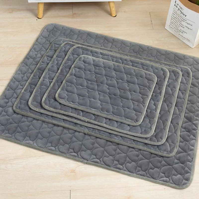 Washable Pet Sleeping Bed Mat for Small Medium Dogs Thicken Warm Pet Mat Dog Bed Teddy Corgi Pets Sleeping Mat Dog Accessories