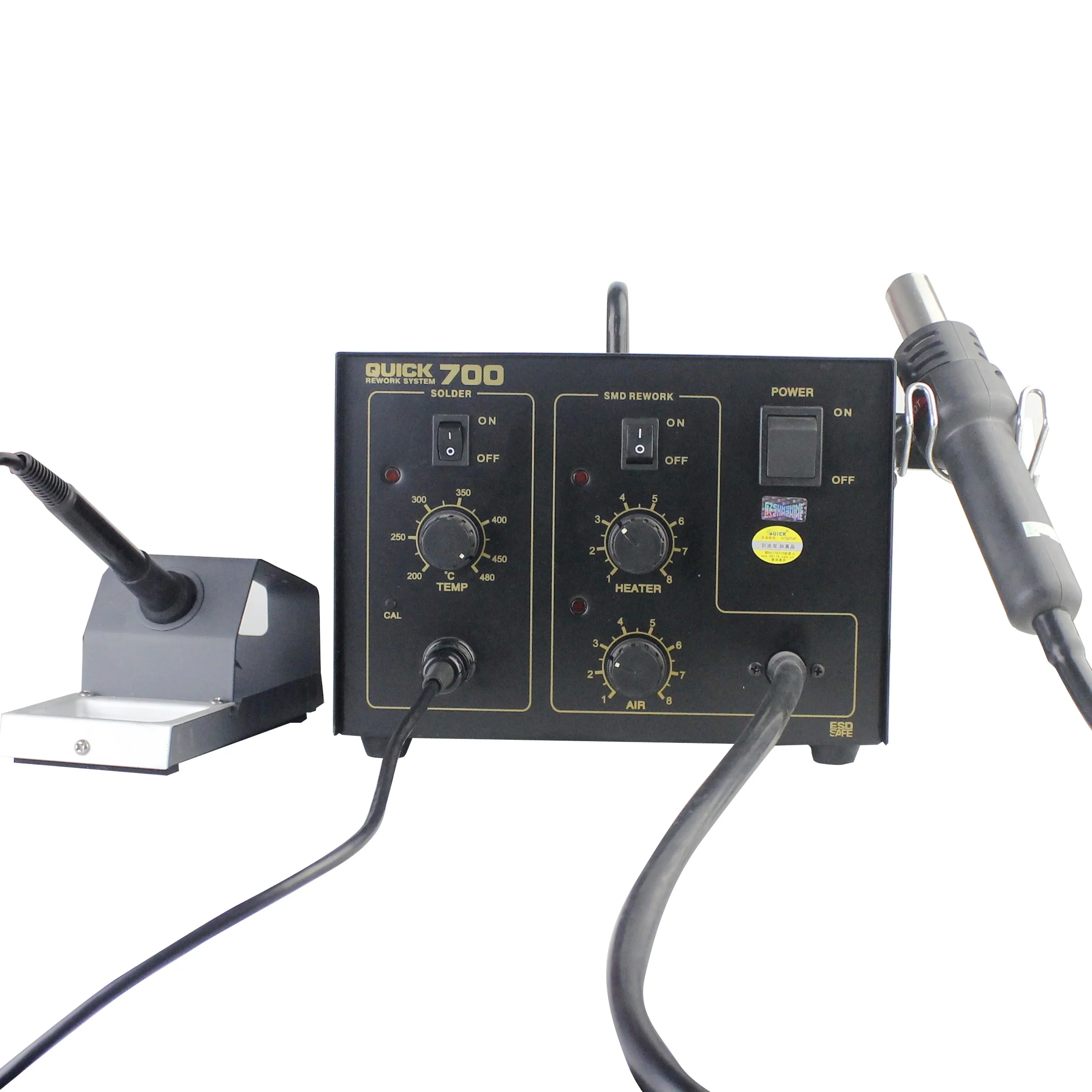 

Quick 700 2 in 1 Desoldering Heat Smd Rework Station Hot Air Soldering Station for Welding Repair