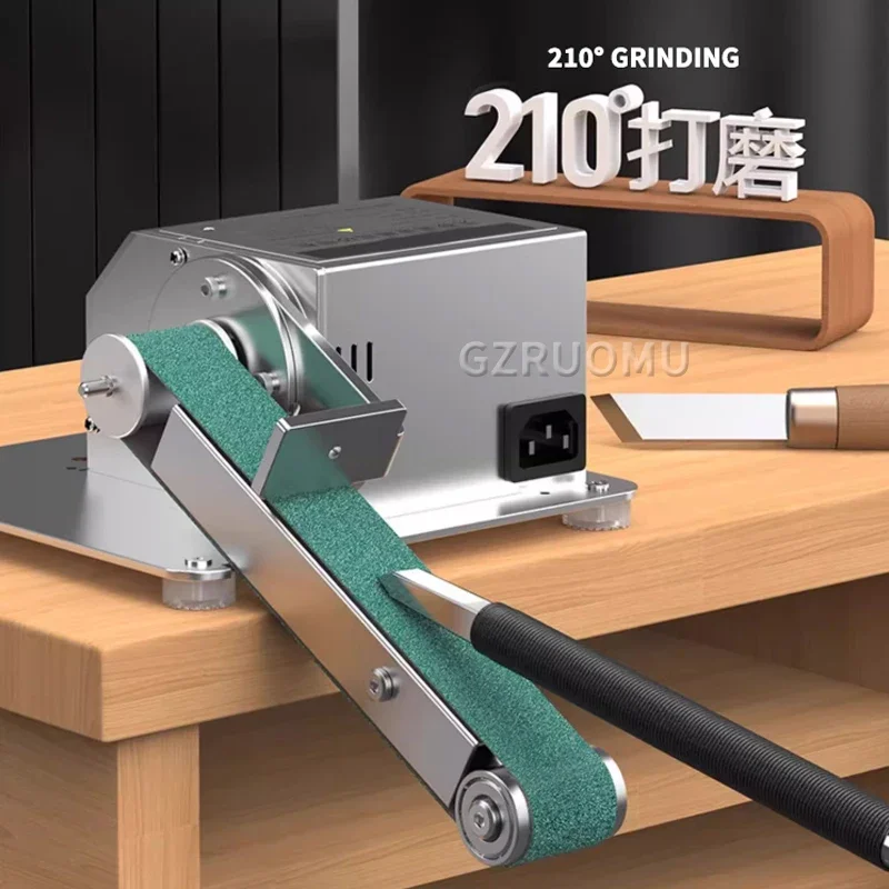 29MM Belt Sander Grinder Knife Cutter Edges Sharpener Electric Grinder Belt DIY Polishing Grinding Stepless Speed Regulation