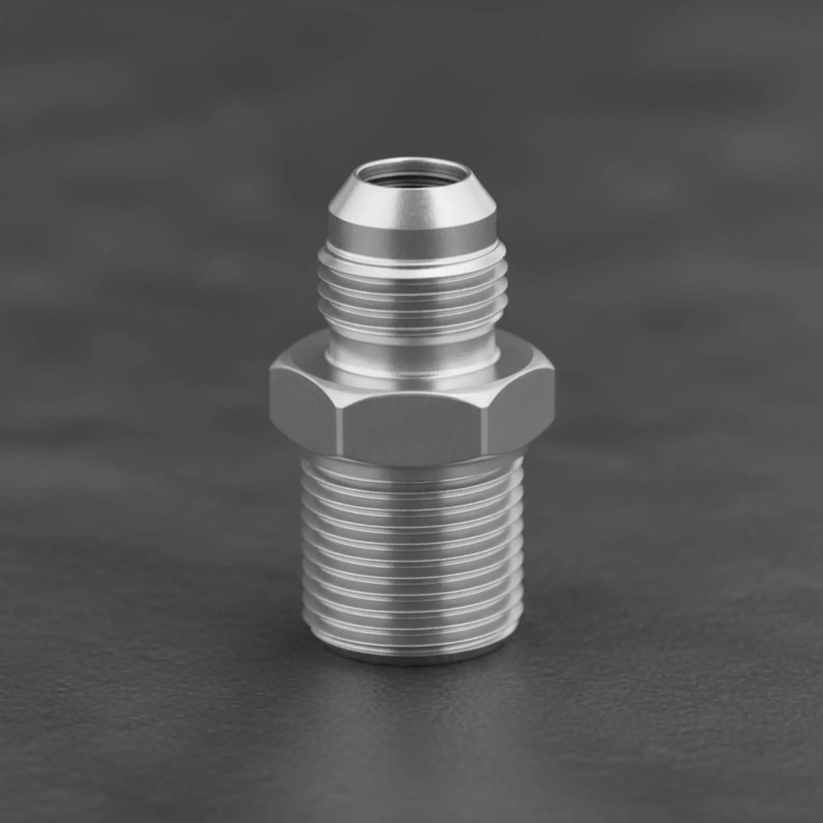 

15 Pieces JIC 37 Degree Flare Straight Fitting Stainless Steel Male Thread Adapter Straight Union Connector Leak Resistant