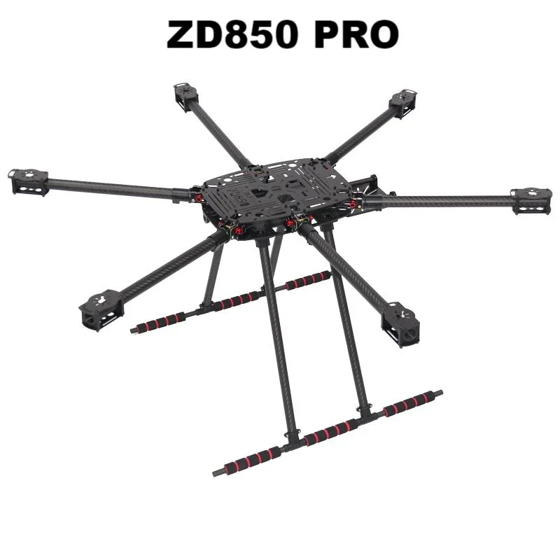 ZD850 ZD960 cadre hexa-rotor F960 entièrement en Fiber de carbone bras pliable Kit de cadre hexacoptère avec train d'atterrissage pour vol FPV PIXHAWK