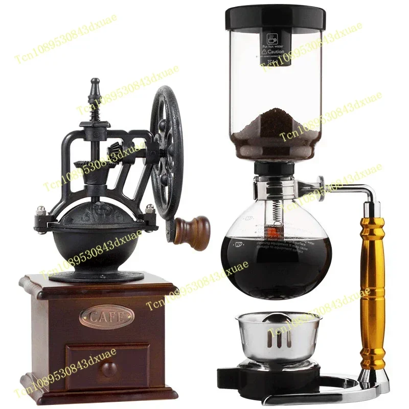 Pot Coffee Pot Siphon Brewing Coffee Maker Set Home Glass Pour-over Coffee Utensils