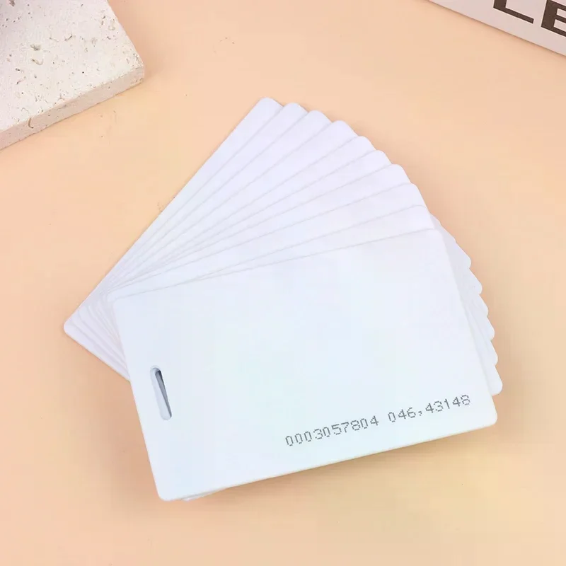 10 шт. ID с кодом перезаписываемые композитные ключевые карты TK 4100 чип частота RFID-карта копируемый сменный дубликатор белая карта