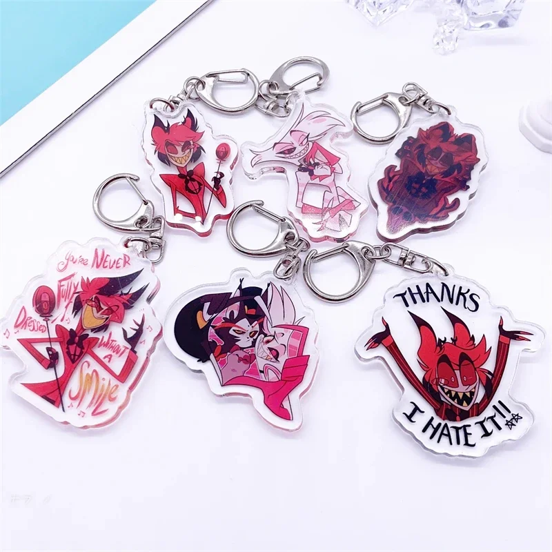 Popular Cartoon Key Chain Keychains Ring for Accessories Bag Pendant Keyring Jewelry Fans Love Gifts