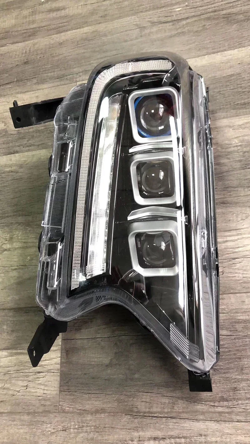 For Ford Ranger t7 Headlight 2016-2017 Everest LED Head Lamp H7 D2H Hid Option Angel Eye Bi Xenon Beam Accessories Car Styling