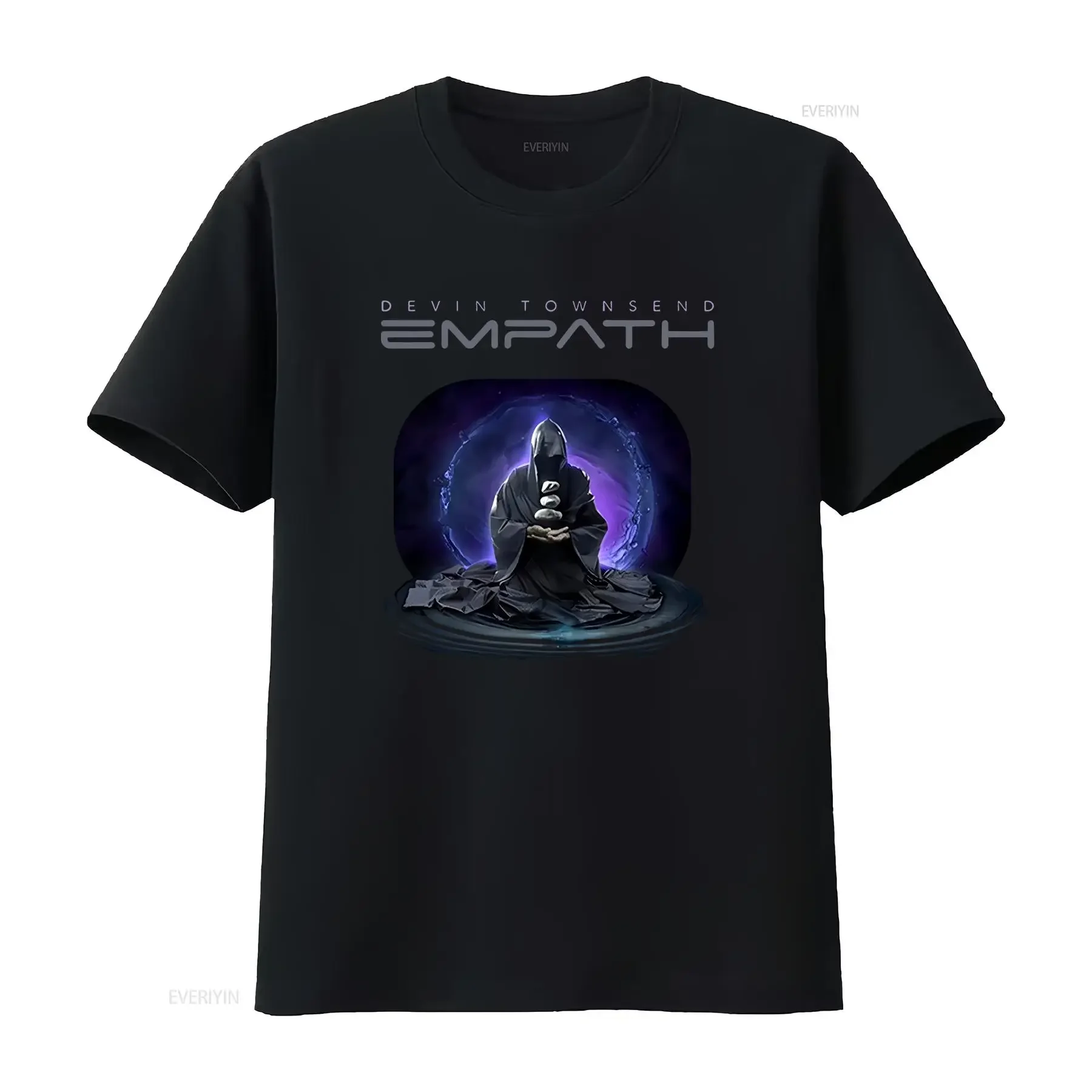 Devin Townsend Meditation Black T Shirt OFFICIAL vintage Washed Casual Comfortable fashion Unisex Versatile homme Stylish