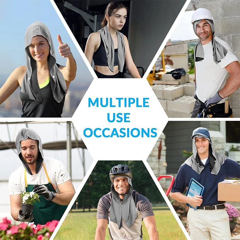 

Охлаждающее полотенце-худи – полотенце с технологией испарительного охлаждения, мгновенно охлаждается после намокания, отлично подходит для спорта, фитнеса, тренажерного зала.