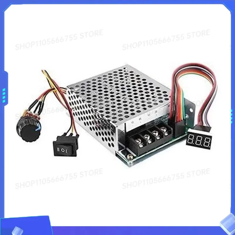 For 10-55V DC Motor PWM Governor Forward Reverse Stepless Speed Switch Digital Tachometer Pump Speed Controller Parts