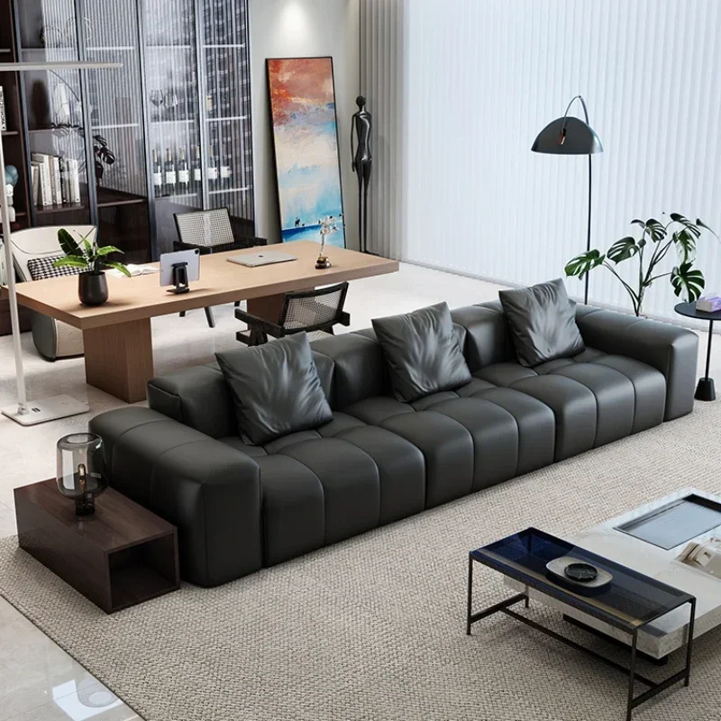 

Современный роскошный диван для гостиной, европейский кожаный повседневный дизайнерский диван для ленивой гостиной, модульная элегантная мебель Meubles De Luxe
