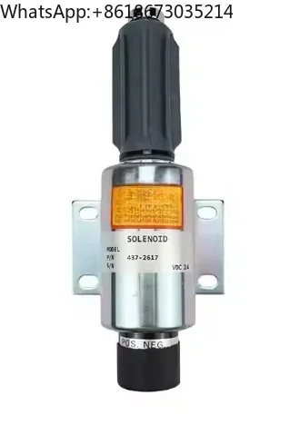 

Generator Fuel Stop Solenoid 4372617 Shut Off Solenoid Valve 437-2617 589/91 2370-24ESU1B5S