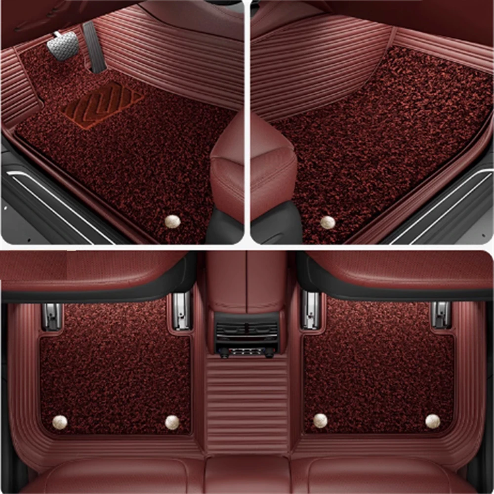 

For Jeep Renegade Auto All Models Double layer 5D Custom Car Floor Mats Carpets Foot Accessories floor liners