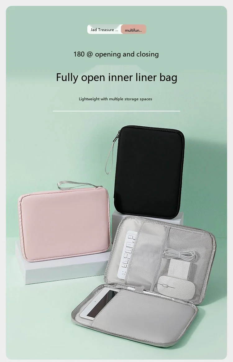 Premium PU Tablet-Hülle 10,9-13,3 Zoll Schutztasche für iPad mit weichem Futter – Detail 1